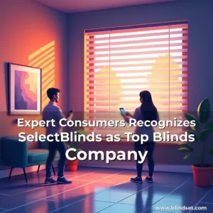 Artistic representation for Expert Consumers Recognizes SelectBlinds as Top Blinds Company