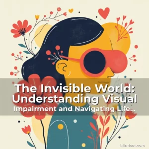 Artistic representation for The Invisible World: Understanding Visual Impairment and Navigating Life Without Sight