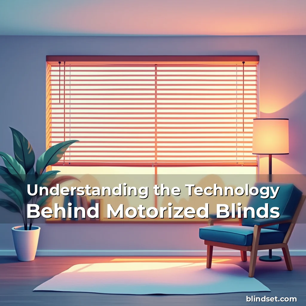 Read more about the article Understanding the Technology Behind Motorized Blinds