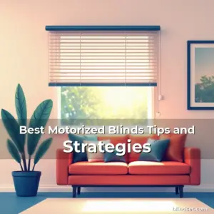 Artistic representation for Best Motorized Blinds Tips and Strategies