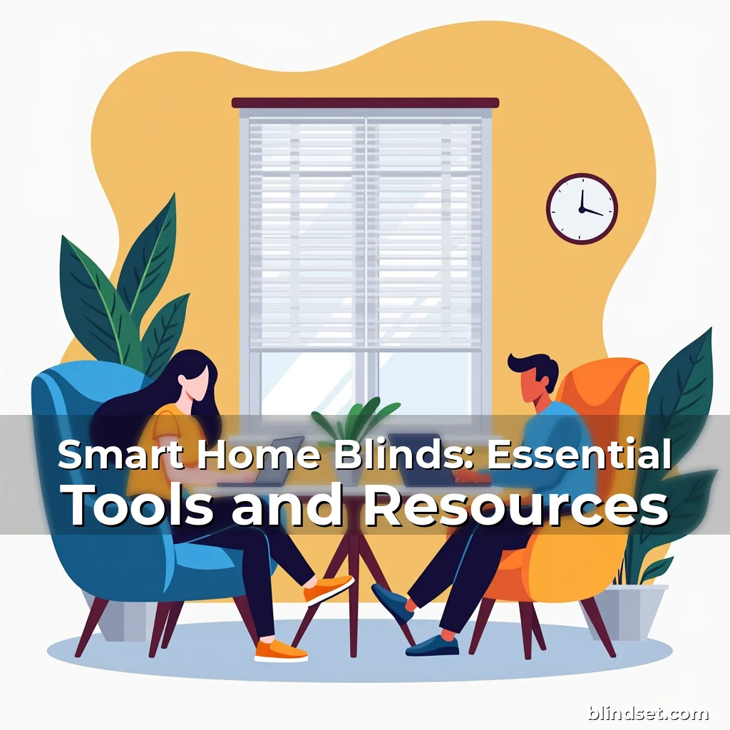 Artistic representation for Smart Home Blinds: Essential Tools and Resources