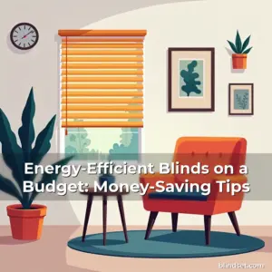 Artistic representation for Energy-Efficient Blinds on a Budget: Money-Saving Tips