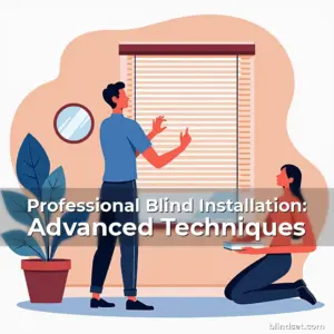 Artistic representation for Professional Blind Installation: Advanced Techniques