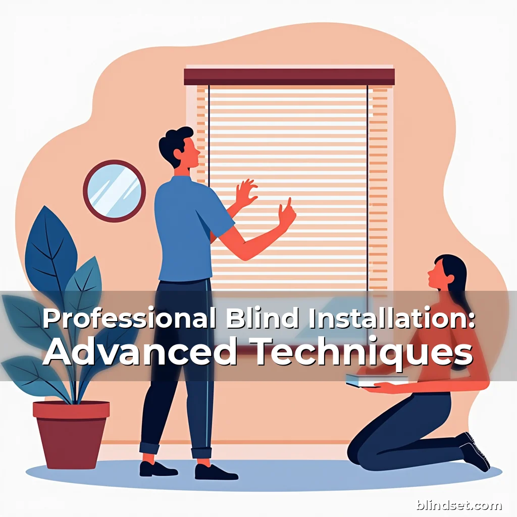 Artistic representation for Professional Blind Installation: Advanced Techniques