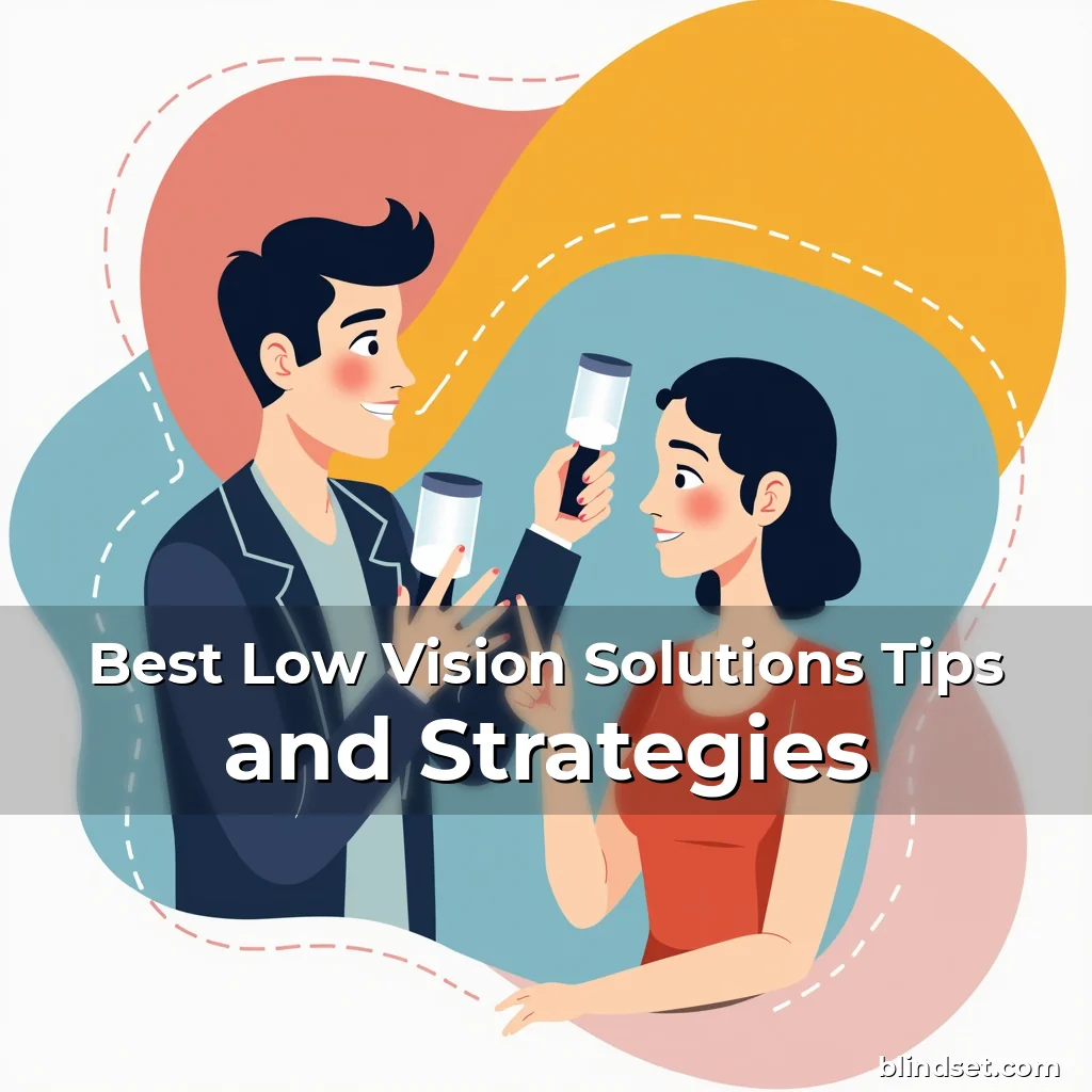 Artistic representation for Best Low Vision Solutions Tips and Strategies