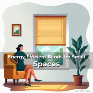 Artistic representation for Energy-Efficient Blinds for Small Spaces