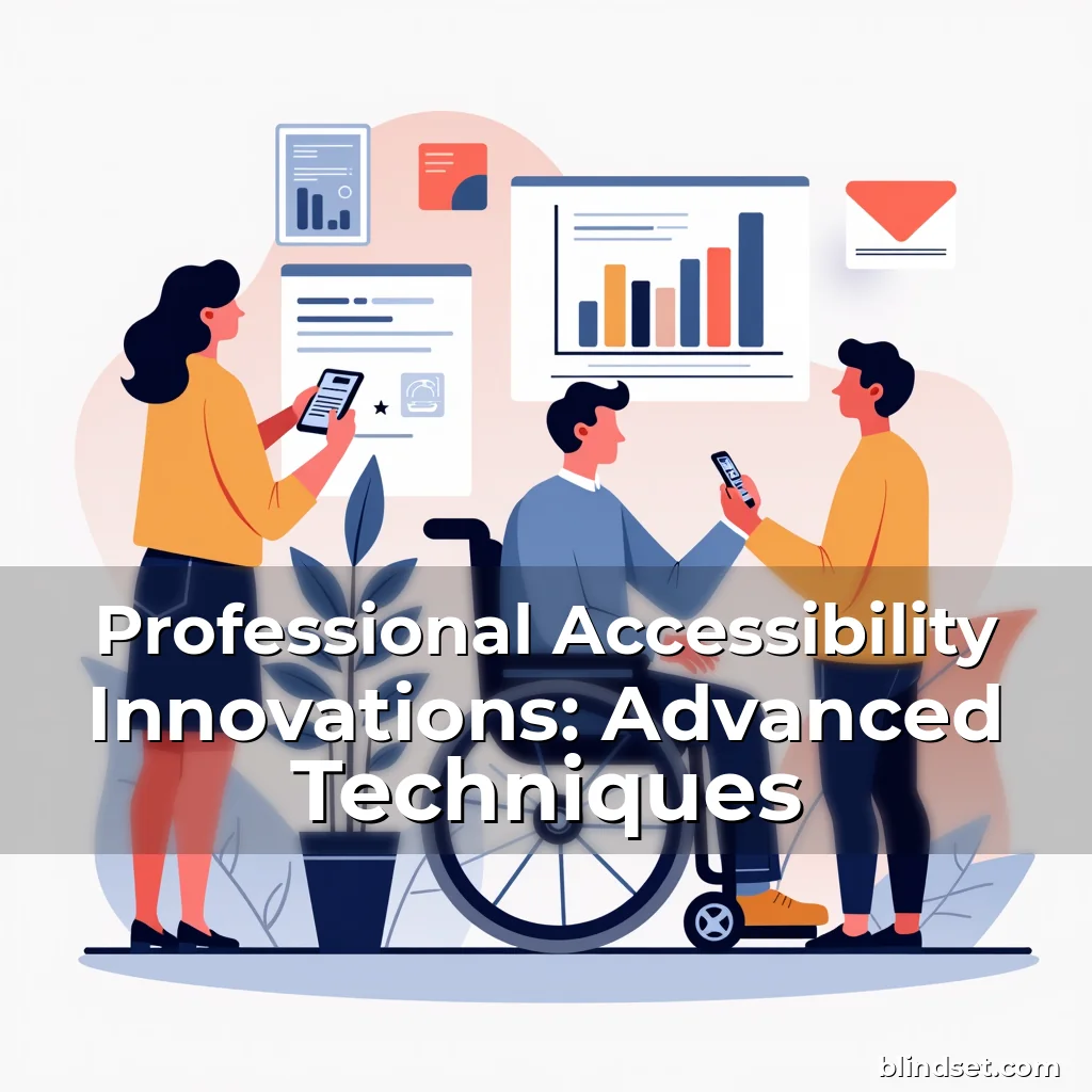 Artistic representation for Professional Accessibility Innovations: Advanced Techniques