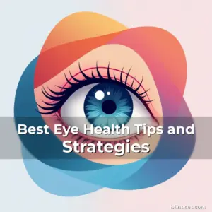 Artistic representation for Best Eye Health Tips and Strategies