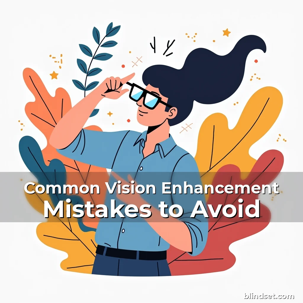 Artistic representation for Common Vision Enhancement Mistakes to Avoid