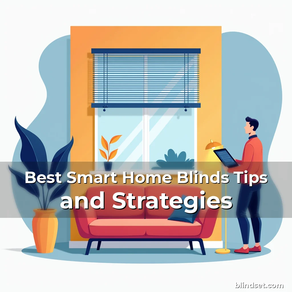 Artistic representation for Best Smart Home Blinds Tips and Strategies
