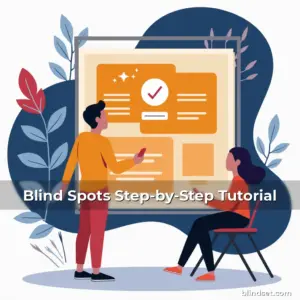 Artistic representation for Blind Spots Step-by-Step Tutorial