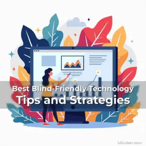 Artistic representation for Best Blind-Friendly Technology Tips and Strategies
