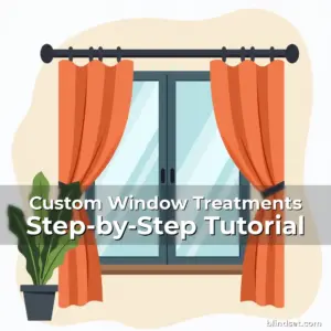Artistic representation for Custom Window Treatments Step-by-Step Tutorial
