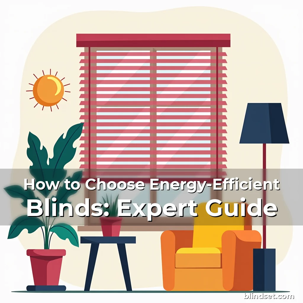 Artistic representation for How to Choose Energy-Efficient Blinds: Expert Guide