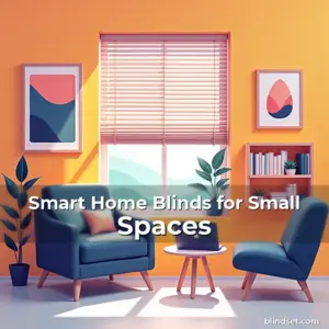 Artistic representation for Smart Home Blinds for Small Spaces