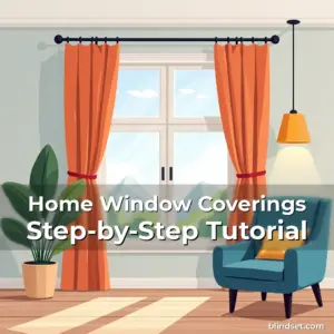 Artistic representation for Home Window Coverings Step-by-Step Tutorial