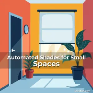 Artistic representation for Automated Shades for Small Spaces