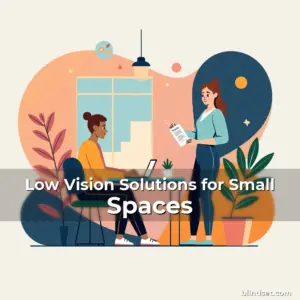Artistic representation for Low Vision Solutions for Small Spaces