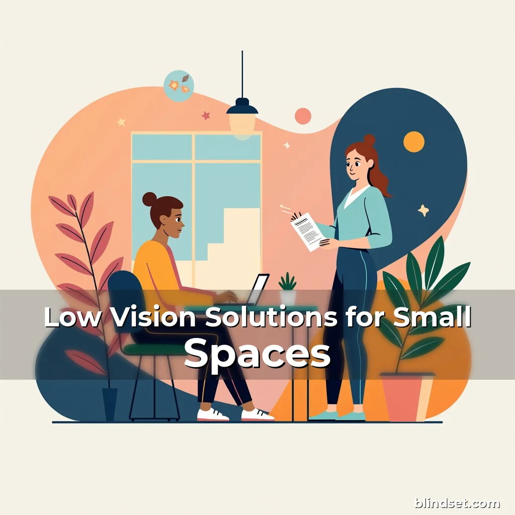Artistic representation for Low Vision Solutions for Small Spaces
