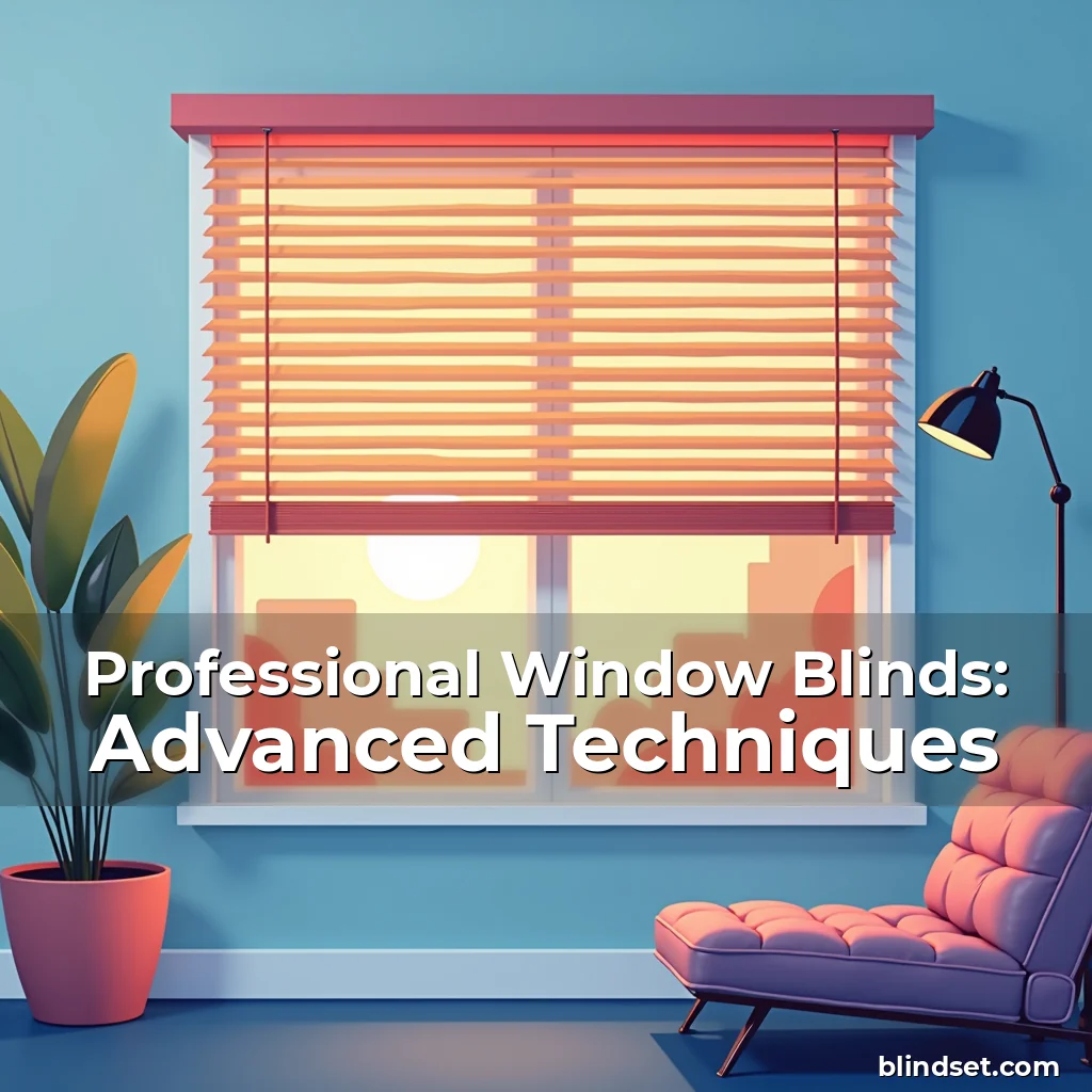 Read more about the article Professional Window Blinds: Advanced Techniques