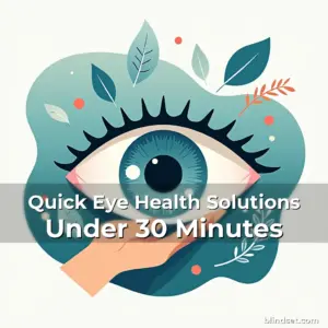 Artistic representation for Quick Eye Health Solutions Under 30 Minutes