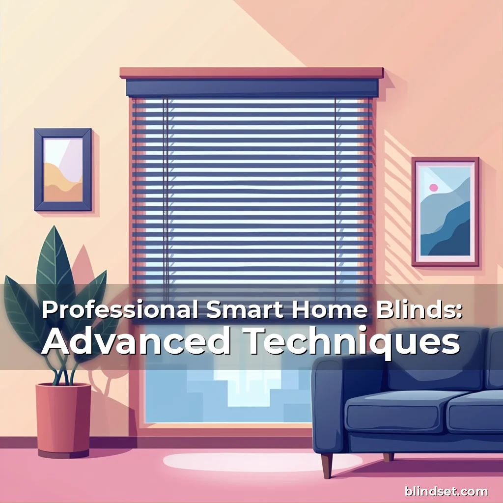 Artistic representation for Professional Smart Home Blinds: Advanced Techniques