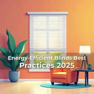 Artistic representation for Energy-Efficient Blinds Best Practices 2025