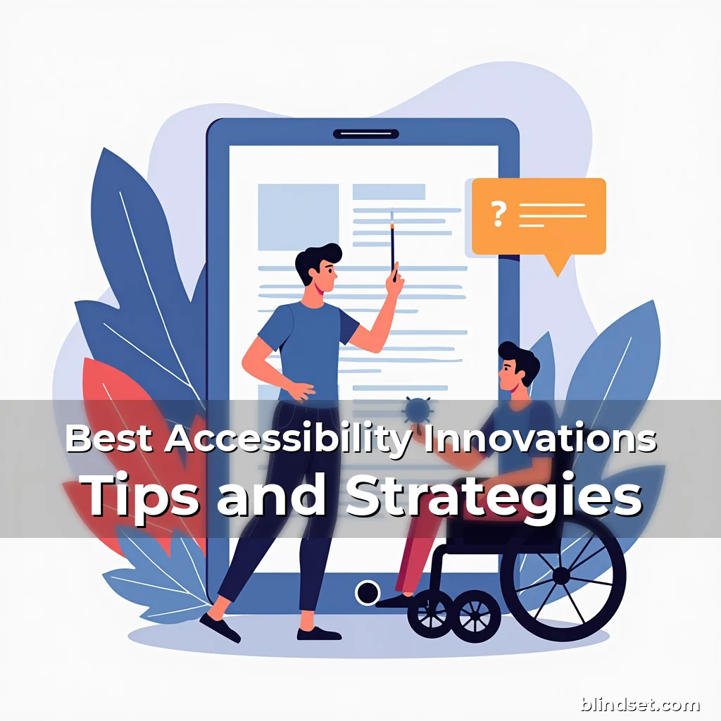 Artistic representation for Best Accessibility Innovations Tips and Strategies