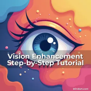 Artistic representation for Vision Enhancement Step-by-Step Tutorial