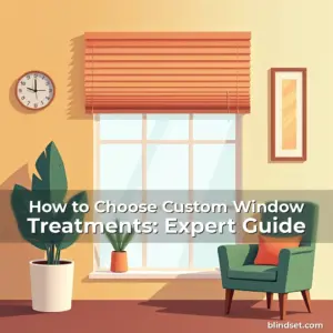 Artistic representation for How to Choose Custom Window Treatments: Expert Guide