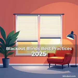 Artistic representation for Blackout Blinds Best Practices 2025