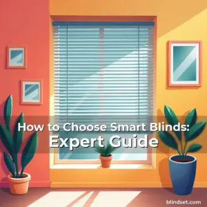 Artistic representation for How to Choose Smart Blinds: Expert Guide
