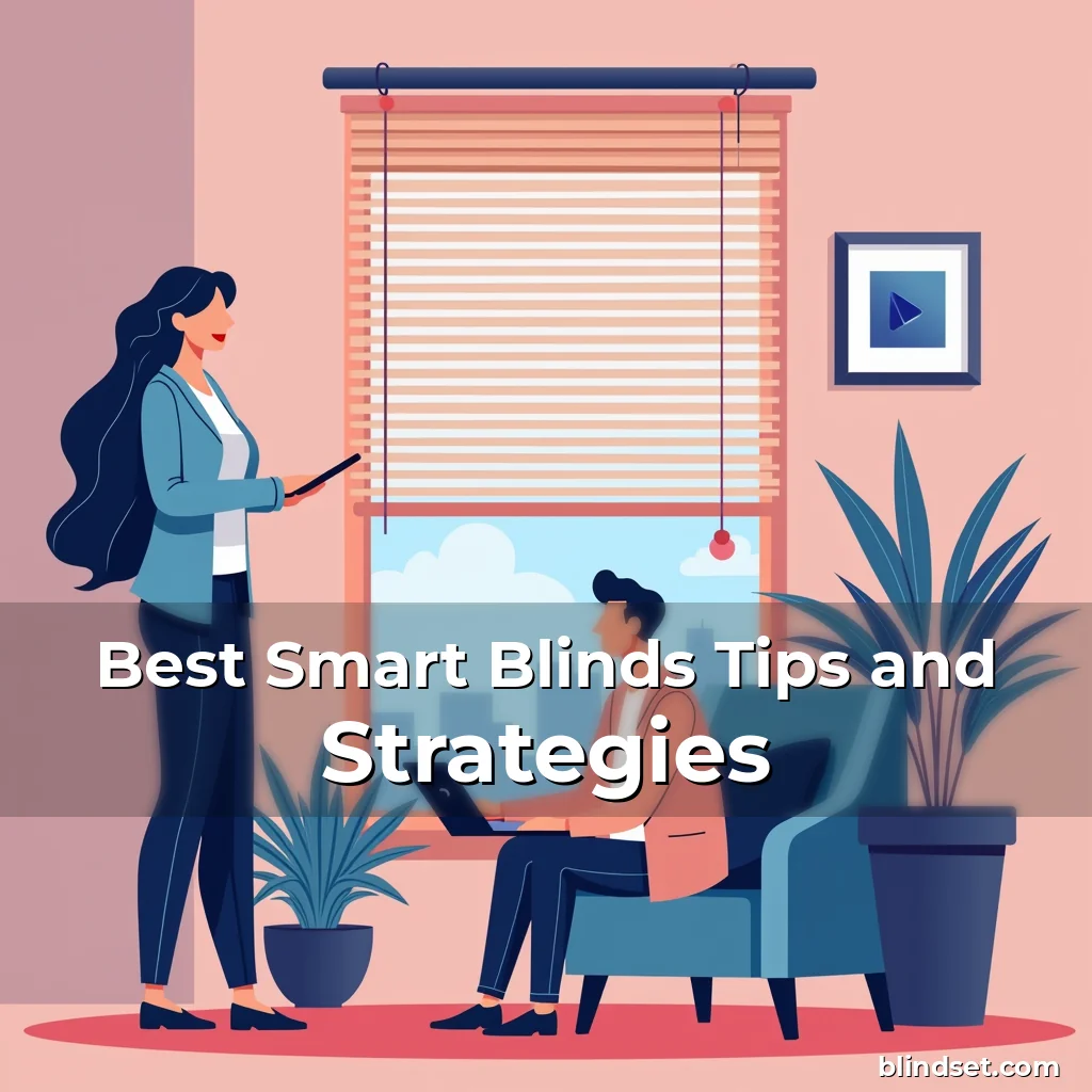 Artistic representation for Best Smart Blinds Tips and Strategies