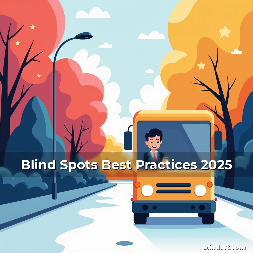 Artistic representation for Blind Spots Best Practices 2025