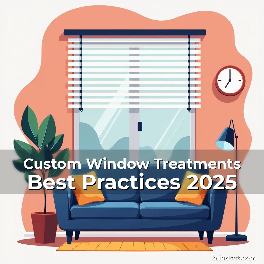 Artistic representation for Custom Window Treatments Best Practices 2025