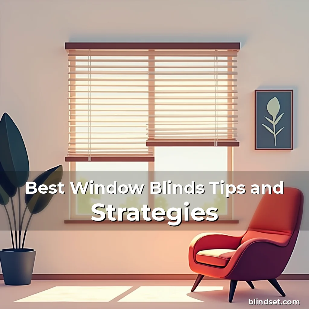 Read more about the article Best Window Blinds Tips and Strategies