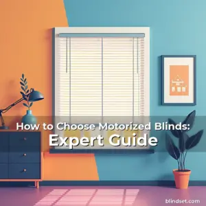 Artistic representation for How to Choose Motorized Blinds: Expert Guide