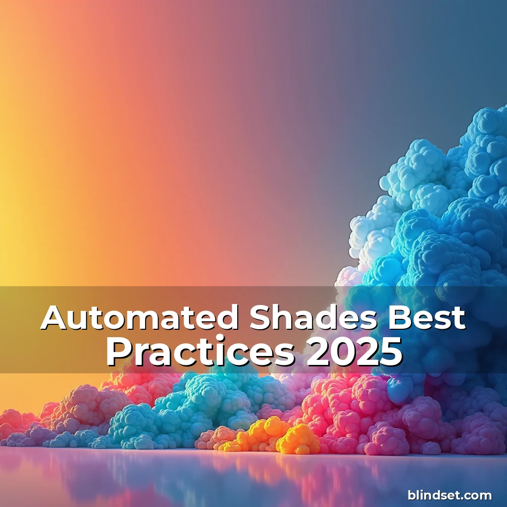 Artistic representation for Automated Shades Best Practices 2025