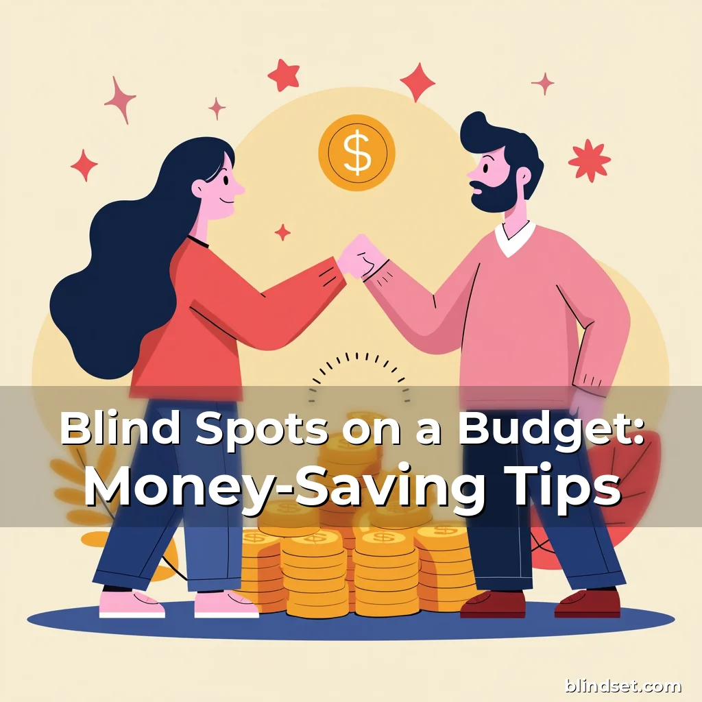 Artistic representation for Blind Spots on a Budget: Money-Saving Tips