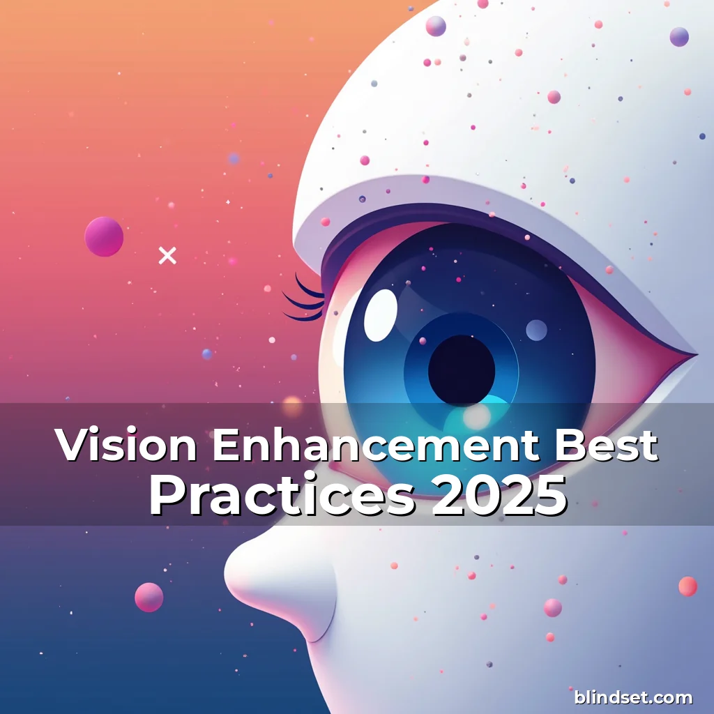 Artistic representation for Vision Enhancement Best Practices 2025