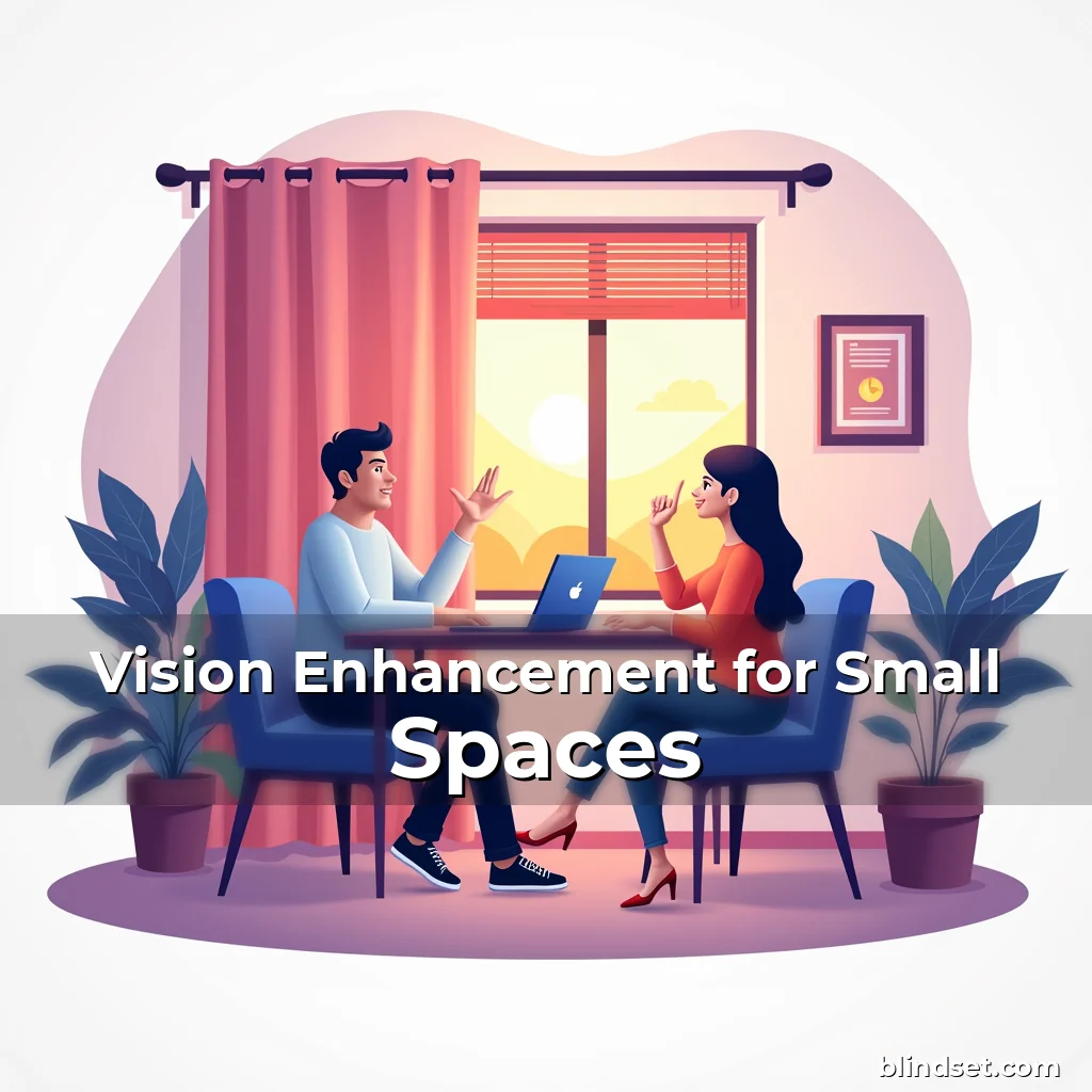 Artistic representation for Vision Enhancement for Small Spaces