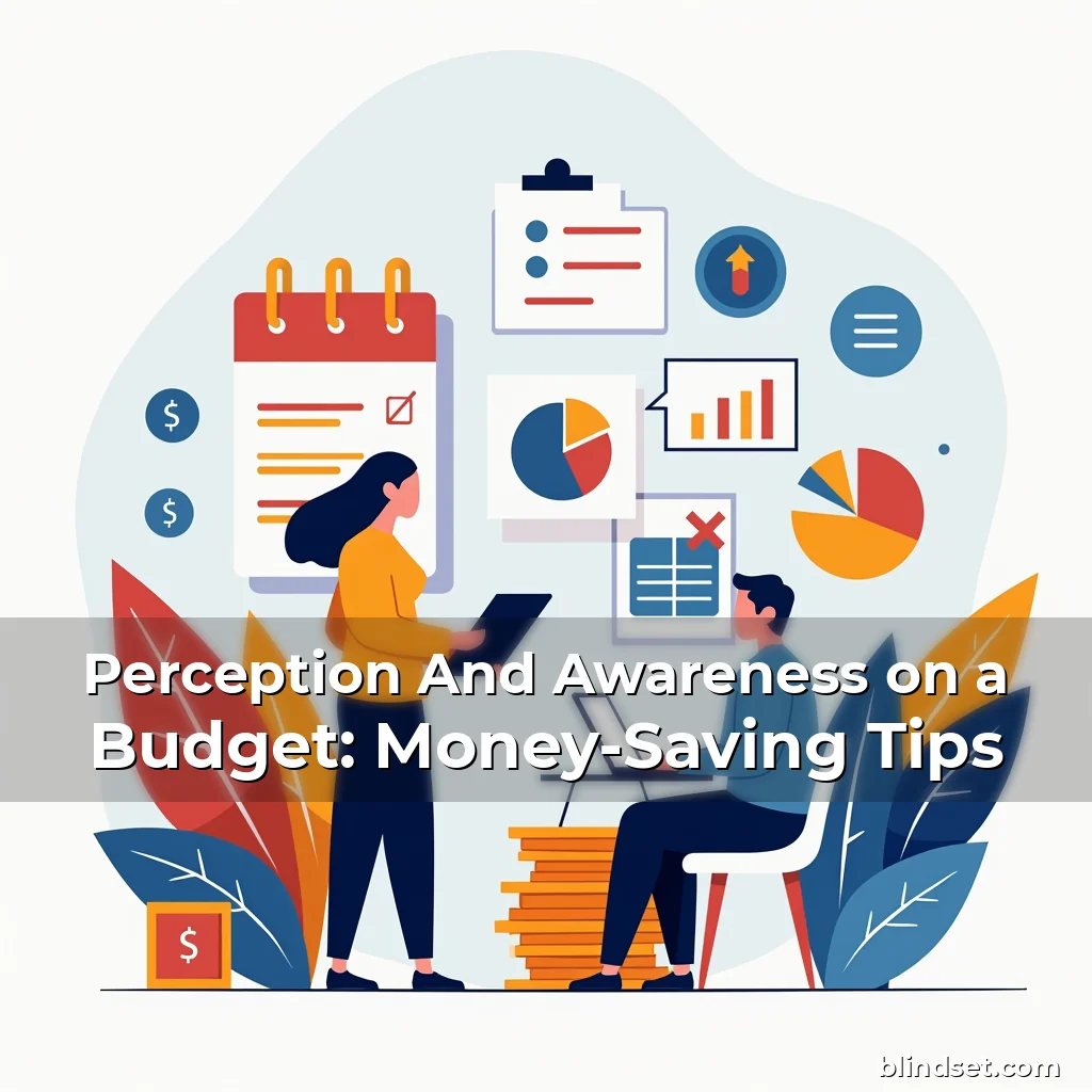 Artistic representation for Perception And Awareness on a Budget: Money-Saving Tips