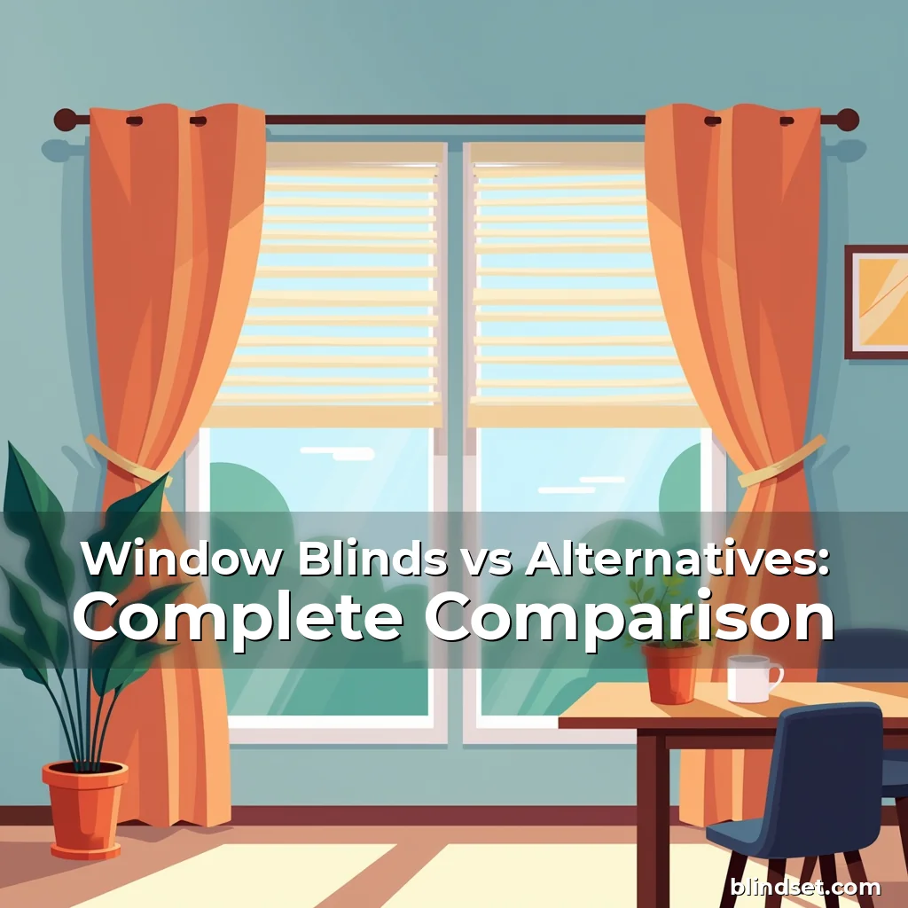 Read more about the article Window Blinds vs Alternatives: Complete Comparison