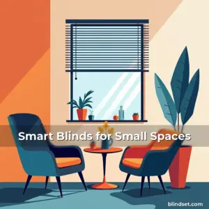 Artistic representation for Smart Blinds for Small Spaces