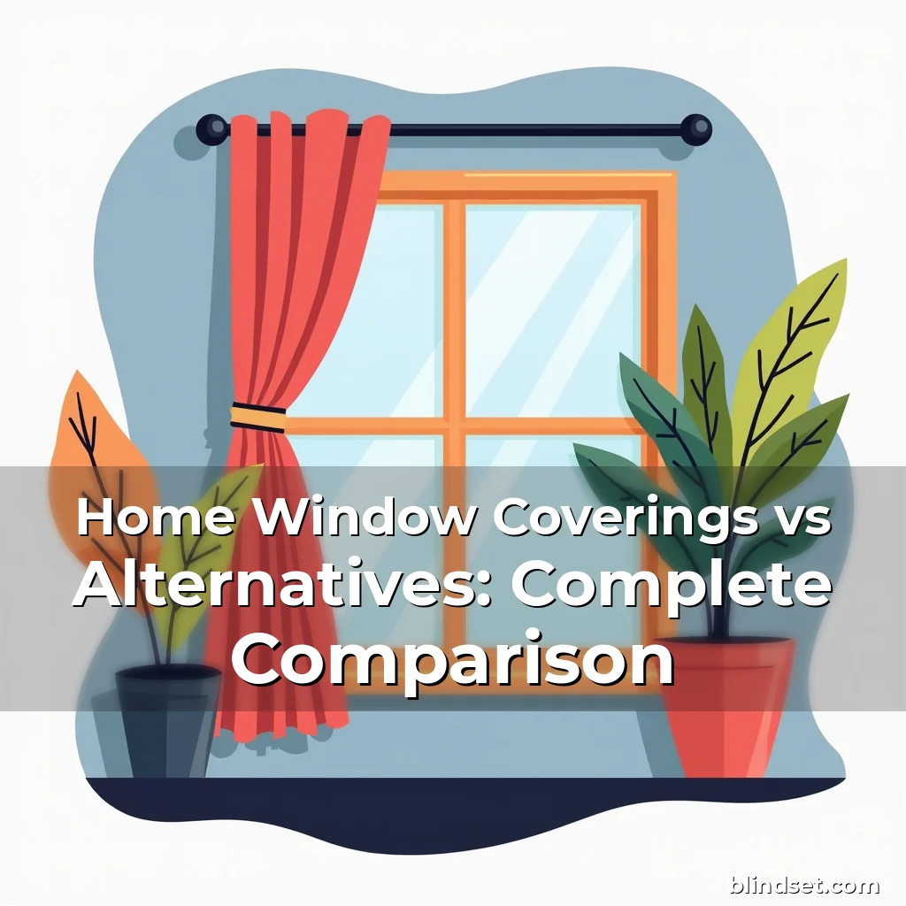 Artistic representation for Home Window Coverings vs Alternatives: Complete Comparison