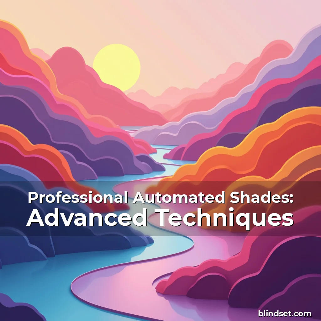 Artistic representation for Professional Automated Shades: Advanced Techniques