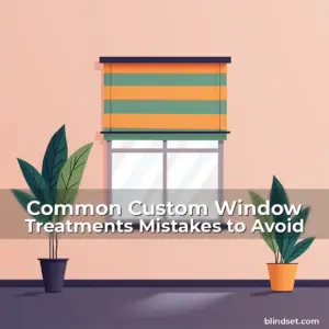 Artistic representation for Common Custom Window Treatments Mistakes to Avoid
