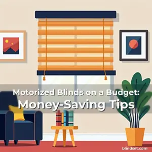 Artistic representation for Motorized Blinds on a Budget: Money-Saving Tips